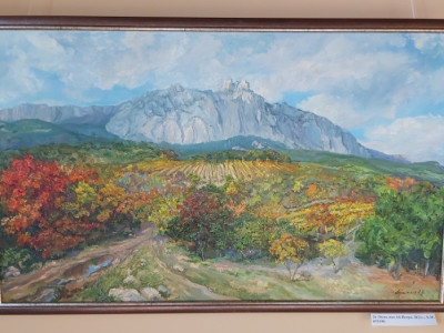 Открытие выставки художественных работ «Мой любимый Крым» ялтинской художницы Ольги Горчинской